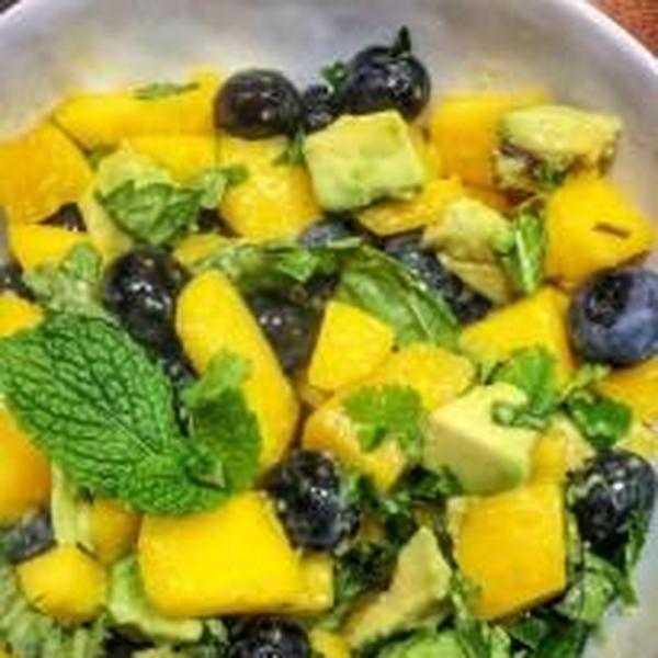 Mango Avocado Blueberry Salad