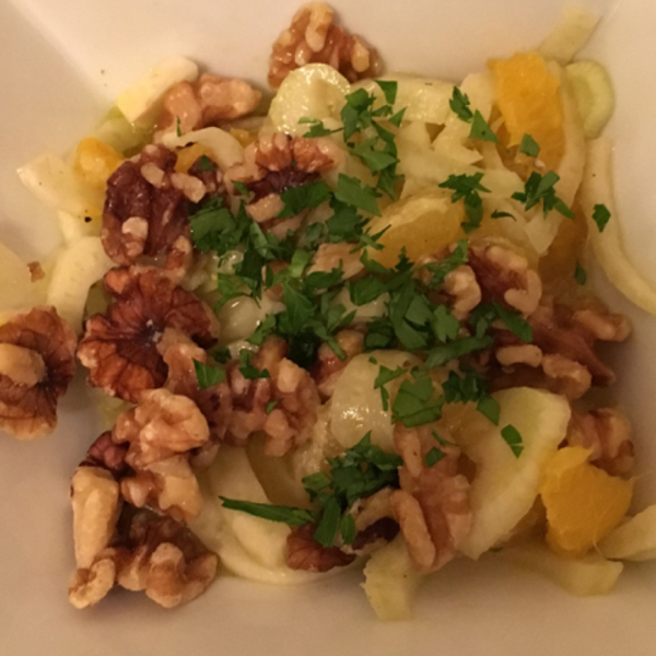 Fennel, Orange and Walnut Salad