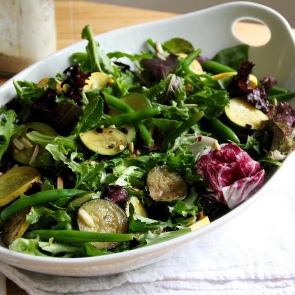 Courgette & Green Bean Salad with Tahi