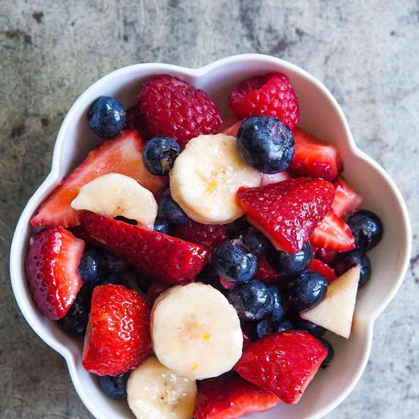 Berries and Banana Fruit Salad