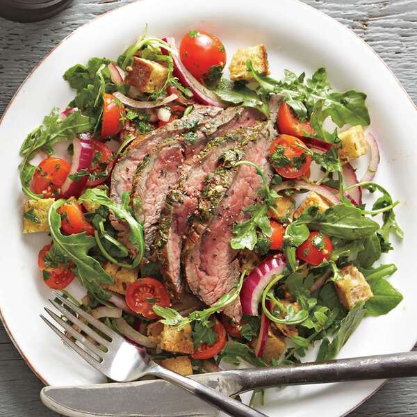 Steak and Chimichurri Salad
