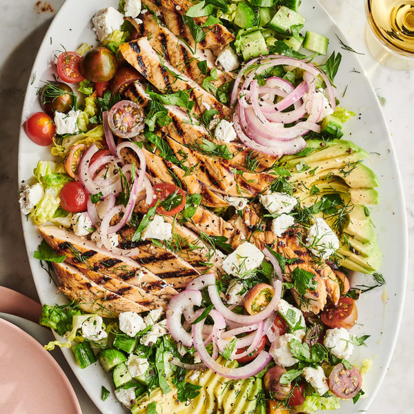 Big, Beautiful Grilled Chicken Salad