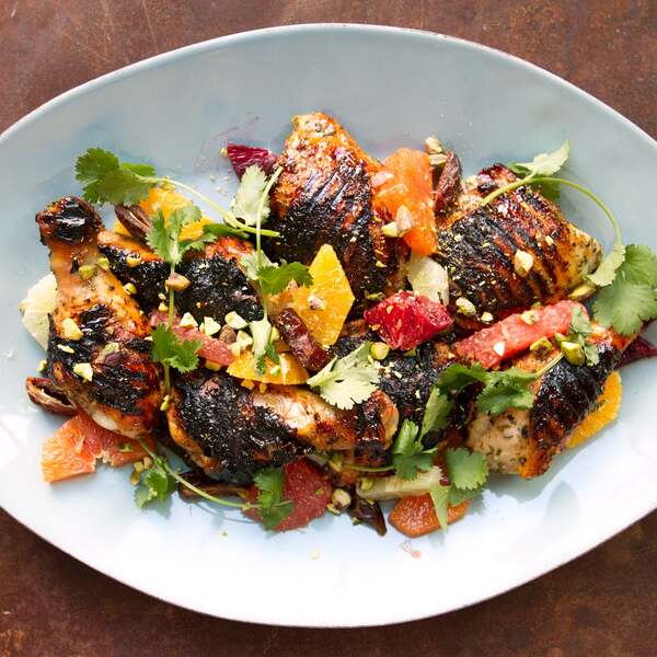 Honey Grilled Chicken with Citrus Salad