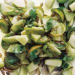 Green Tomato and Honeydew Melon Salad