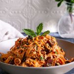 Raw Carrot Salad with Pistachio Dukkah and Dates