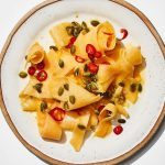 Raw Butternut Squash Ribbon Salad With Orange and Chile