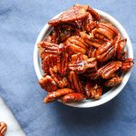 glazed spiced pecans