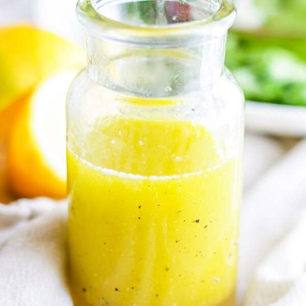 Lemon Salad Dressing + Easy Green Salad