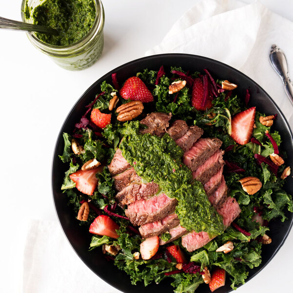 Chimichurri Steak Kale Salad