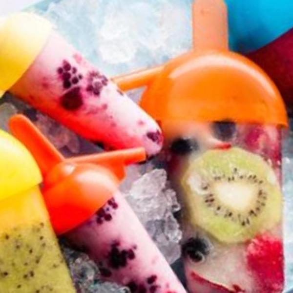 Fruit salad lollies