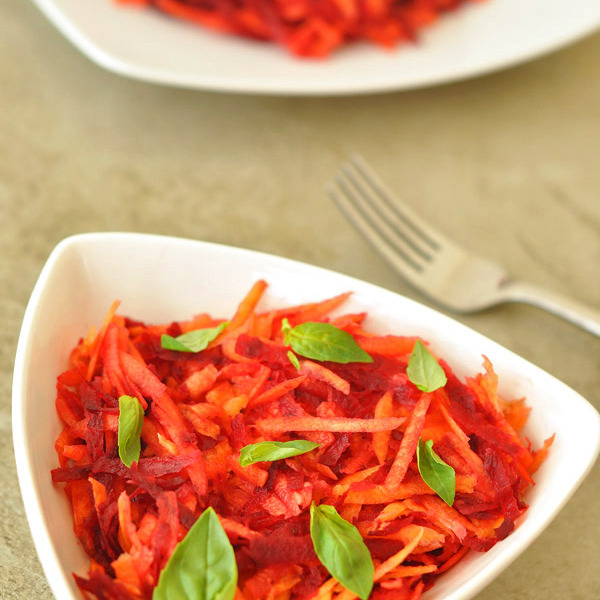 Raw Carrot & Beetroot Salad