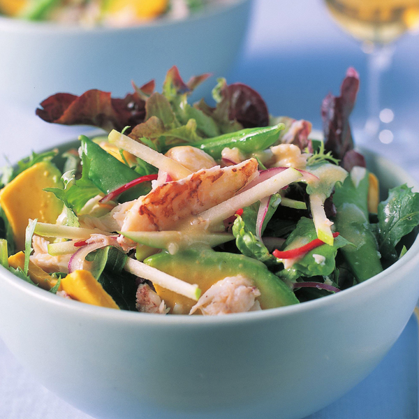 Crab and avocado salad