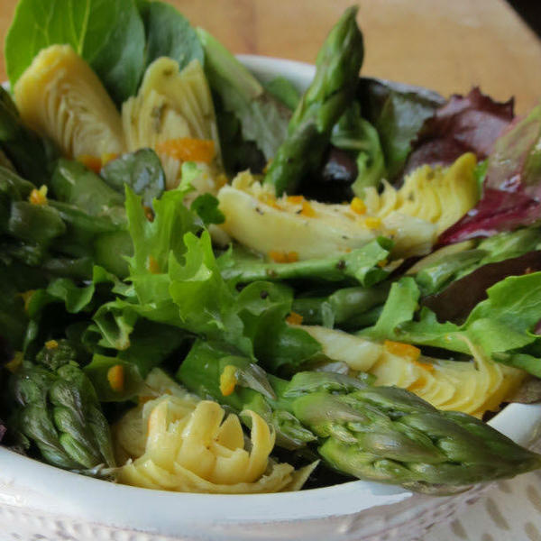 Asparagus and Artichoke Hearts Salad