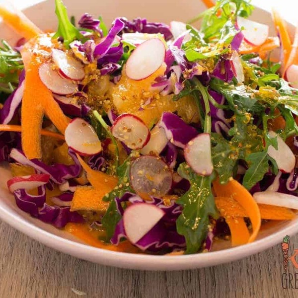 Zesty orange salad
