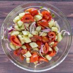 Cucumber with Tomato Salad