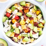 Loaded Keto Salad with Tahini Dressing
