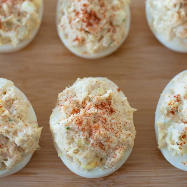 Tuna Salad Deviled Eggs
