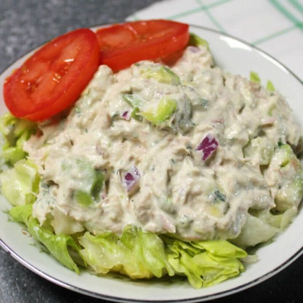 Keto Tuna Avocado Salad