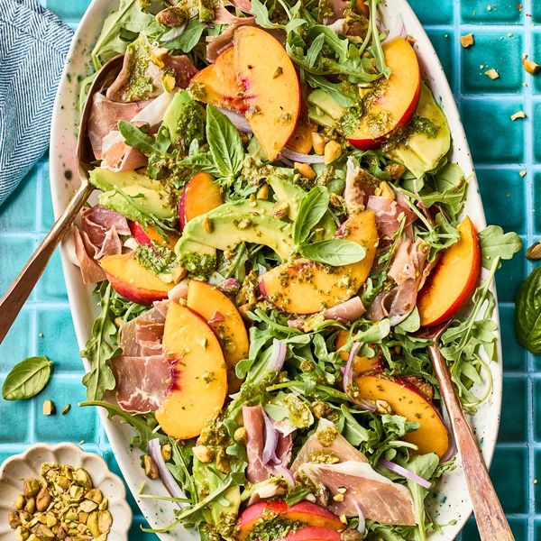 Peach and Prosciutto Salad