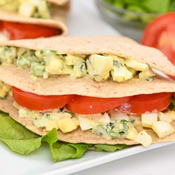 Keto Egg Salad Wrap