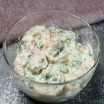 Creamy Keto Garlic Shrimp Salad