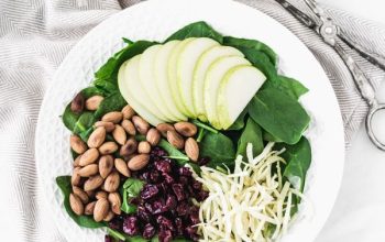 Christmas pear salad