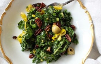 Keto Toasted Lemony Kale Salad