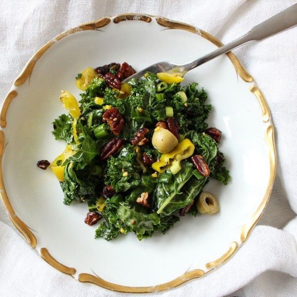 Keto Toasted Lemony Kale Salad