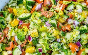 Mediterranean Inspired Chopped Salad