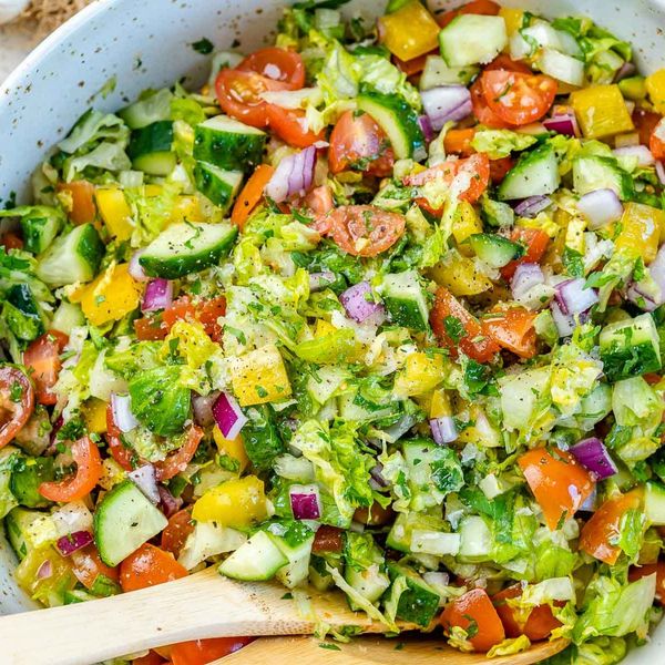 Mediterranean Inspired Chopped Salad