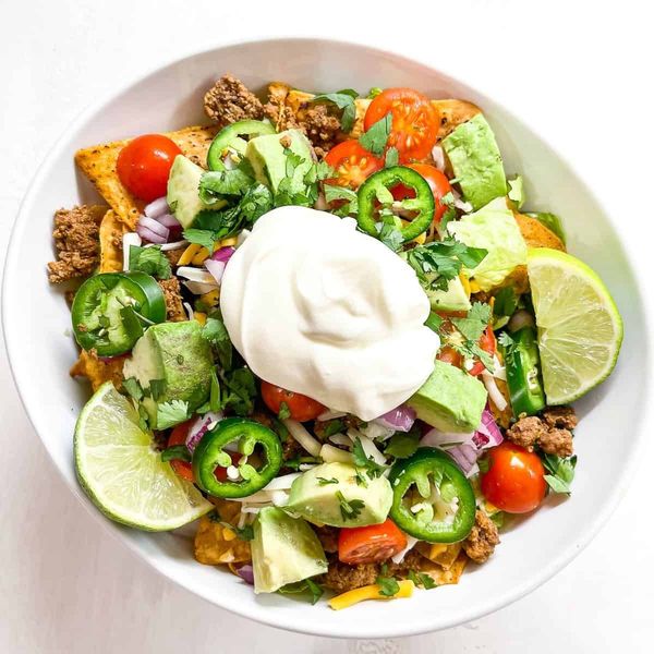 Easy Keto Taco Salad Recipe (with Ground Beef)