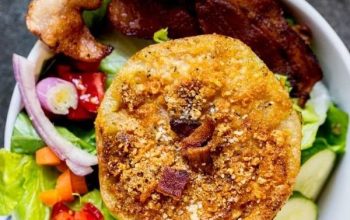 Fried Green Tomato Salad Recipe (Keto!)