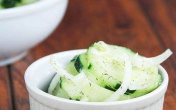 Healthy Cucumber Salad Recipe