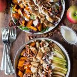 Paleo Butternut Apple Chicken Salad w/Creamy Maple Dressing