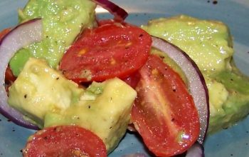 Grape Tomato and Avocado Salad