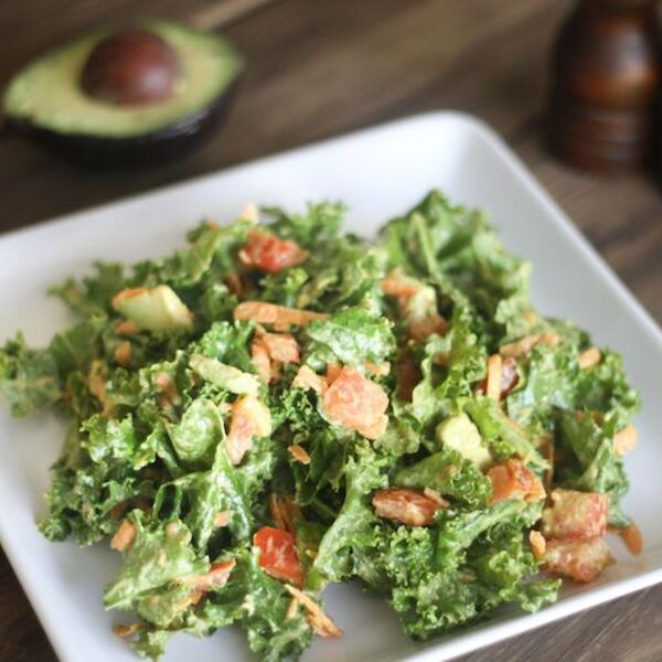 Easy Cheesy Kale Salad