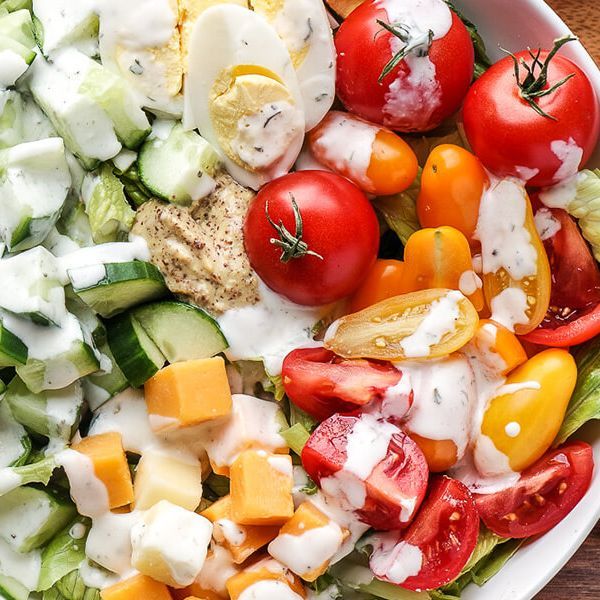 Vegetarian Keto Club Salad