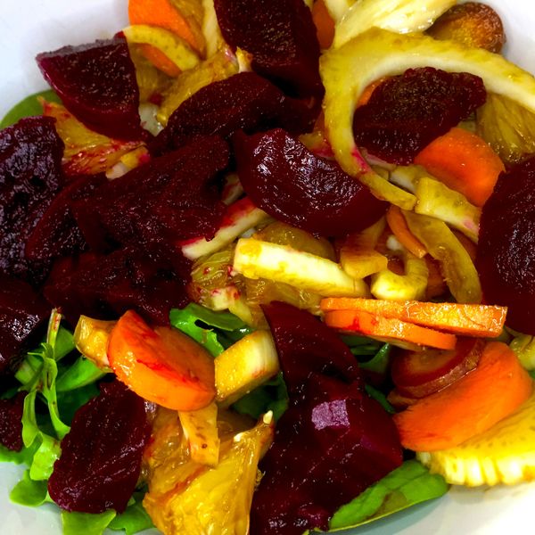 Fennel Orange Salad with Beets