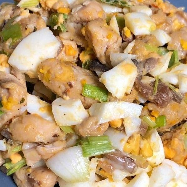 Easy Keto Chicken and Egg Salad
