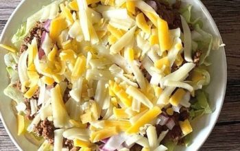 Keto Taco Salad with Ground Beef