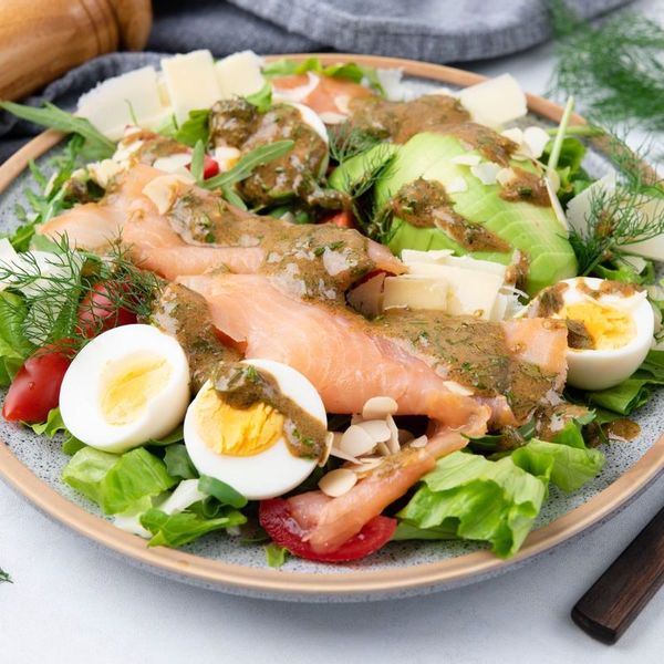 Keto Smoked Salmon Salad