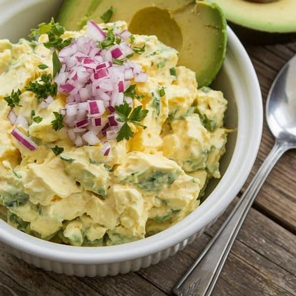 Keto Avocado Egg Salad Recipe