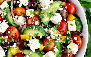 Keto Greek Salad and Dressing