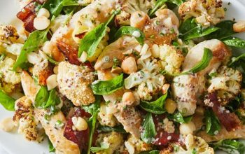 Keto Creamy Chicken and Cauliflower Salad
