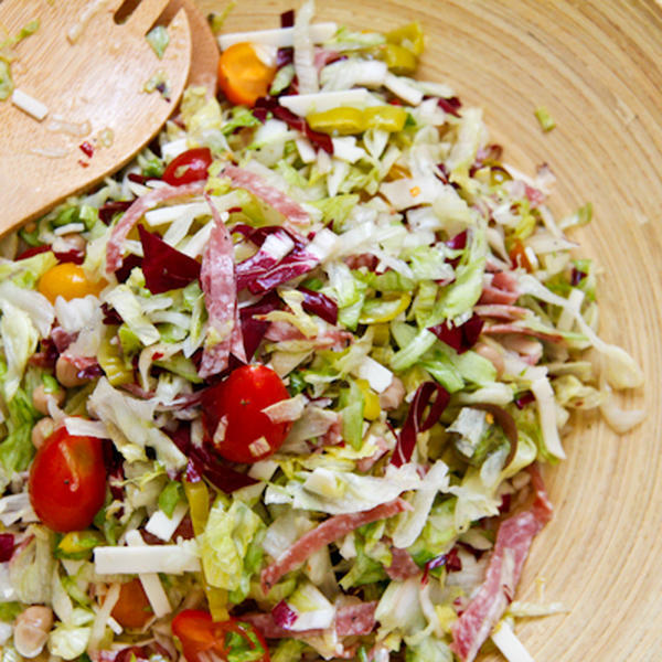 Savory Salami Chopped Salad