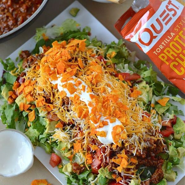 Keto Ground Beef Chili Salad