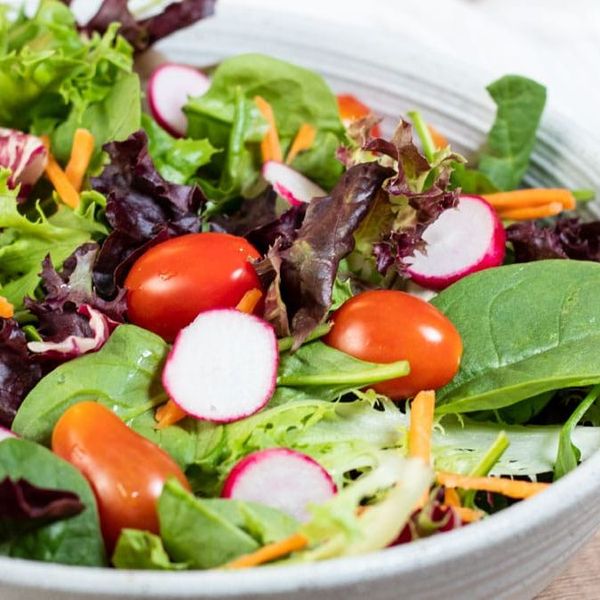 Green Garden Salad with Vinaigrette
