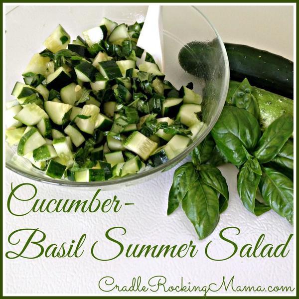Cucumber-Basil Summer Salad