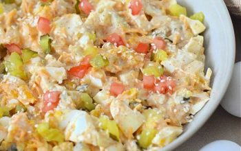 Keto Big Mac Deviled Egg Salad