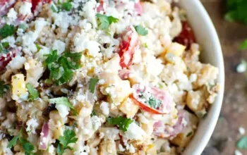 Keto Mexican Street Cauliflower Salad